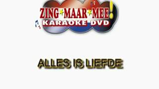 Blof  Alles is liefde  KARAOKE  Lyrics [upl. by Annaiuq]