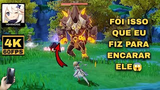 VEJA AGORA COMO DERRUBAR O GIGANTE DE PEDRA  GENSHIN IMPACT🔥 [upl. by Yelnikcm15]