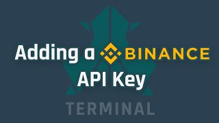 Adding Binance API Key to The Terminal Outdated Please see new video [upl. by Philip]