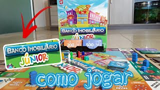 Como jogar banco imobiliario júnior [upl. by Lavotsirc]