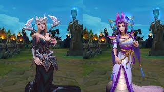 COVEN Cassiopeia vs SPIRIT Blossom Skin MODEL comparison [upl. by Felike695]