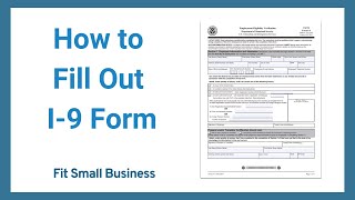 How to Fill Out an I9 Form [upl. by Godding]