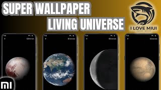 Super Wallpaper Living Universe On Any Android Devices  Real Time Live Wallpaper [upl. by Hospers15]