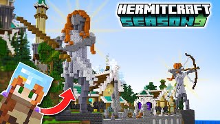 Elven Village Statues  Hermitcraft SMP Ep 28 [upl. by Pessa83]