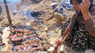 Preparing lunch for guests  nomadic life in Iran [upl. by Devinne276]