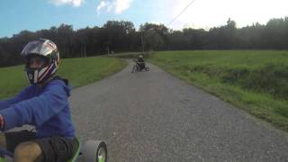 Drift trike Haute Savoie  Le spot Dubourvieux [upl. by Aneeras]