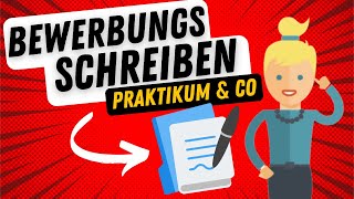 Das perfekte Bewerbungsschreiben für dein Praktikum  Mustervorlage 💼 [upl. by Buckingham]