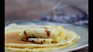 Pâte à crêpes ultra légère  CroqKilos [upl. by Premer558]