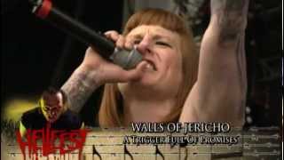 Walls Of Jericho  A Trigger Full Of Promises at Hellfest 2010 [upl. by Enirac]