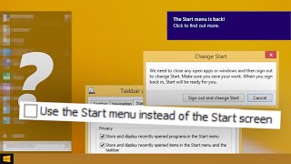 Theres a variant of Windows 81 with a Start Menu RT 81 Update 3 [upl. by Aridni]