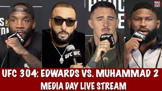 UFC 304 Edwards vs Muhammad 2 Media Day Live Stream [upl. by Naitirb]