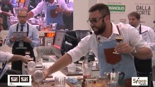 ANGELO SEGONI  Campionato Italiano Baristi Caffetteria valido per il WBC  SIGEP 2016 [upl. by Htiaf]