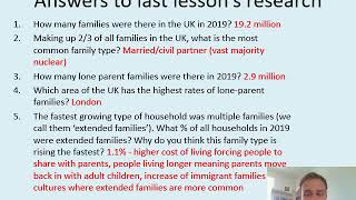 TOPIC 3 THE SOCIOLOGY OF FAMILIES  The Nuclear Family  Cereal Packet Family [upl. by Mellen]