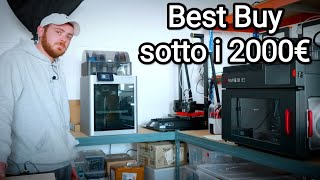 Best Buy sotto 2000€ quale stampante 3d comprare oggi [upl. by Osugi]