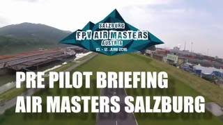 Pilot Pre Briefing Air Masters Salzburg Austria  German Language [upl. by Arratal]