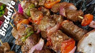 Excellente recette des brochettes de viande de bœuf [upl. by Labannah850]