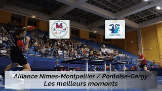 Résumé Alliance NîmesMontpellier  PontoiseCergy [upl. by Htiduj]