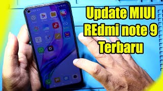 Cara Aman  Update miui 1213 14 redmi note 9  Pembaruan miui redmi note 9 terbaru 2023😚 [upl. by Renie]