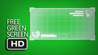 Free Green Screen  Hologram Screen Template [upl. by Solenne]