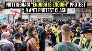 Nottingham quotEnough Is Enoughquot Protest amp Anti Protest [upl. by Gwendolyn]