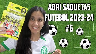 ABRI E COLEI SAQUETAS 6 😱 Caderneta FUTEBOL 202324 Panini ⚽ [upl. by Fox372]