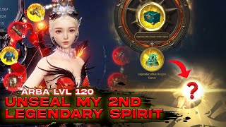 Arba lvl 120 First Time Unseal 300 Legendary Blue Dragon Statue  MIR4 Indonesia [upl. by Atilam]