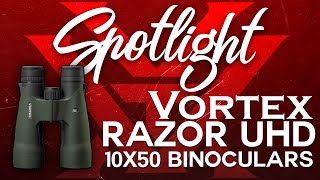 SPOTLIGHT Vortex Optics Razor UHD 10x50 Binoculars  JUST RELEASED [upl. by Osana678]