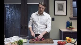 ASMR hannibal lecter cooking [upl. by Euqinommod]