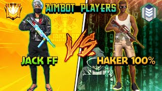 Freefire  OP JACK ⚔️ Hacker aimbot 999  1 vs 1  clash squad 🦇🔥 [upl. by Ettenna]