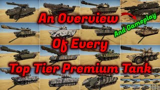 Playing EVERY Top Tier Premium Tank  Going Over ALL Of Them War Thunder [upl. by Agostino]