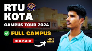 RTU Kota Campus Tour 2024  Complete Details About RTU Kota [upl. by Nauqas792]