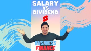 Salary VS Dividend from Limited Company shorts [upl. by Mord]