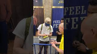 Grant Gustin signing autographs at the stage door [upl. by Ferriter336]