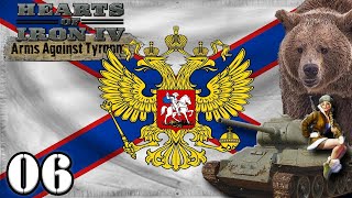 Lets Play Hearts of Iron 4 Return of the Tsar Russia  HOI4 Arms Against Tyranny Gameplay Episode 6 [upl. by Renick759]