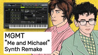 MGMT  Me and Michael Instrumental Synth Remake [upl. by Ydne]