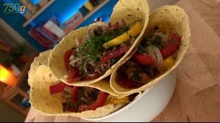 Recette de Fajitas à la viande hachée  750g [upl. by Ertnom]