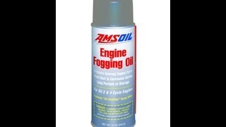 AMSOIL FOG Engine Fogging Oil [upl. by Llenehc]