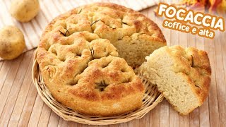 FOCACCIA SOFFICE con PATATE  Ricetta Facile  Easy Focaccia Recipe [upl. by Eran]