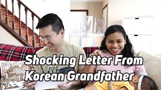 Shocking Letter From Korean Grandfather [upl. by Tunk]