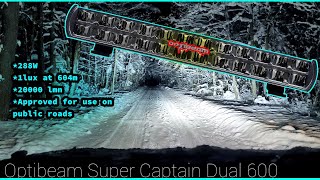 Optibeam Super Captain Dual 600  Best led bar of 2022 [upl. by Yrian773]