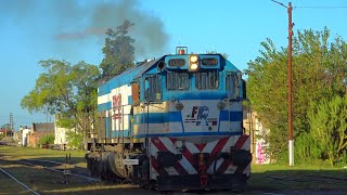 GT22CW 9008 Acelerando ARMANDO UN TREN EN OLAVARRÍA [upl. by Anauqed249]