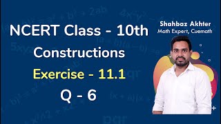 Construction  Class 10 Maths Chapter 11  Full Chapter ExplanationExerciseQuestionsEX 111112 [upl. by Yennaiv794]