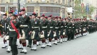 The Black Watch Regiment of Canada RHR  Remembrance Day 2008 Parade [upl. by Georgeanne99]