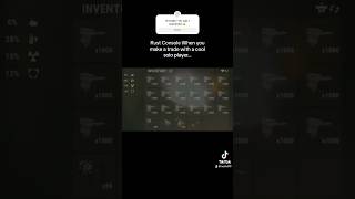 Rust Console when you make a trade with a cool solo player…shorts rust rustconsole [upl. by Eladnek]