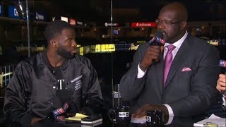 Draymond Green Joins The Crew Postgame  Rockets vs Warriors Game 6  May 26 2018 [upl. by Rumilly417]