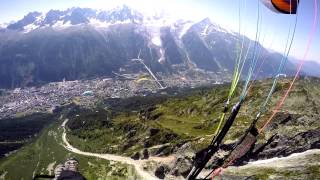 Vol parapente au Brevent Chamonix [upl. by Elyad]