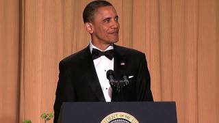 President Obama at White House Correspondents Dinner [upl. by Yelwar327]