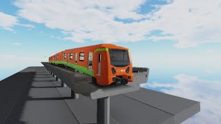 Metro CDMX línea 12 en roblox [upl. by Leonteen]