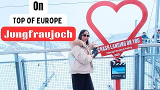 On Top of Europe  Jungfrau Switzerland Vlog  Swiss Vlogs in tamil  Europe Travel [upl. by Glimp]