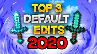 TOP 3 SMOOTH DEFAULT EDIT MCPE PVP TEXTURE PACK FPS BOOST PACKS [upl. by Ajat]